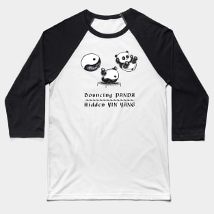 Yin Yang Panda Baseball T-Shirt